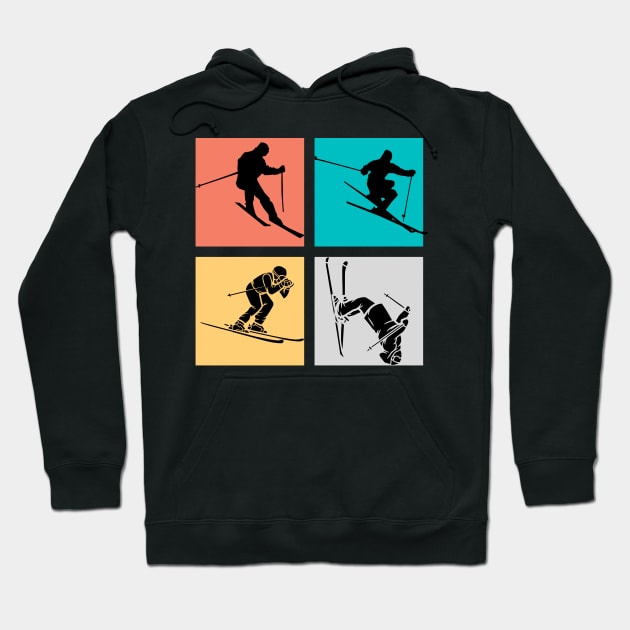 Skier Hoodie by AndreeaDesigns